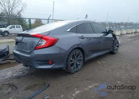 2020 Honda Civic Sport из США, поврежденный, VIN 2HGFC2F85LH534803
